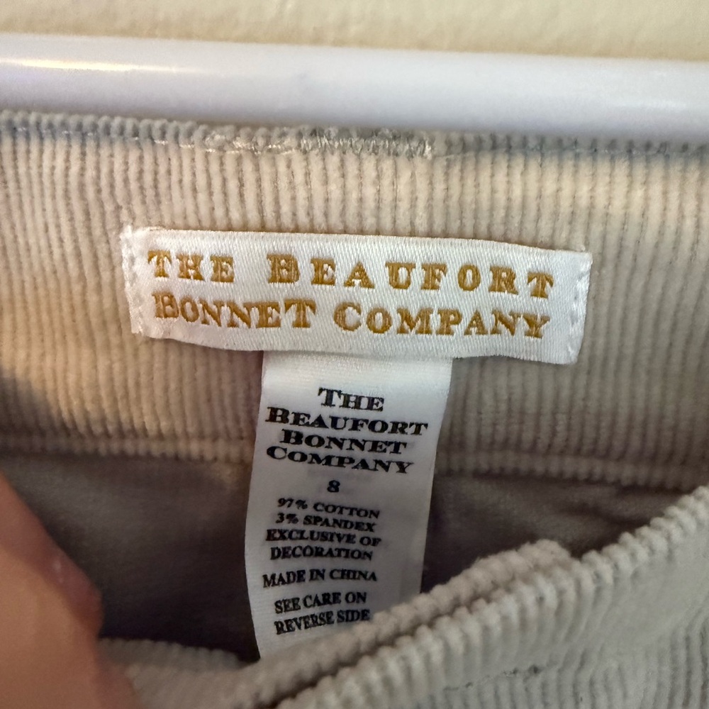 The Beaufort Bonnet Company Classic Kids Beige Corduroy Pants - Picture 3 of 3